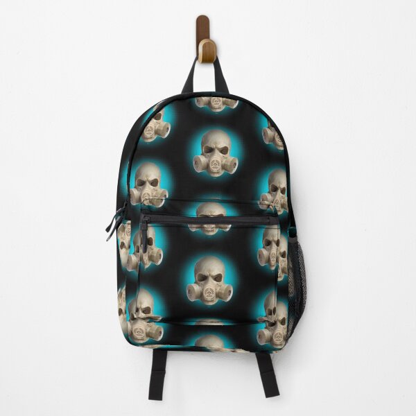 Item preview, gasmaskskull - gas mask skull 07x03 blue designed and sold by Radu-Gabriel.