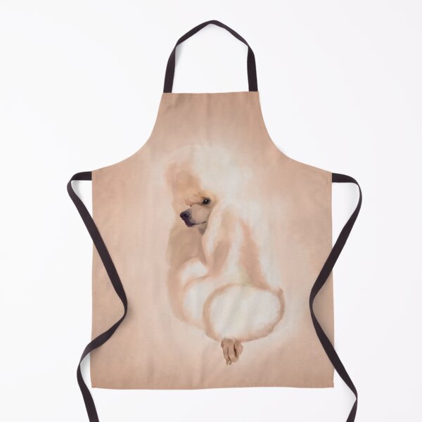 Item preview, Elegant Standard White Poodle Mixed Media designed and sold by k9printart.