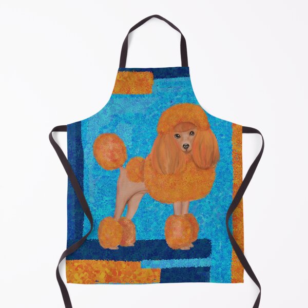 Item preview, Fun whimsical Orange Toy Poodle designed and sold by k9printart.