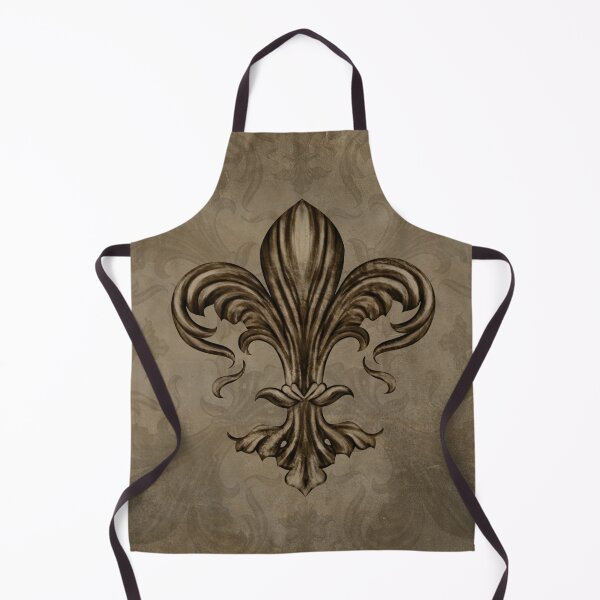 Item preview, Vintage Fleur-de-lis Sepia designed and sold by k9printart.