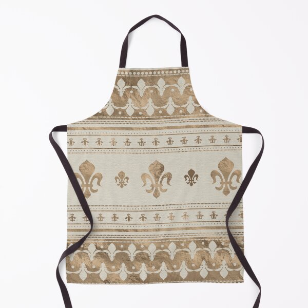 Item preview, Fleur-de-lis Pastel Gold designed and sold by k9printart.