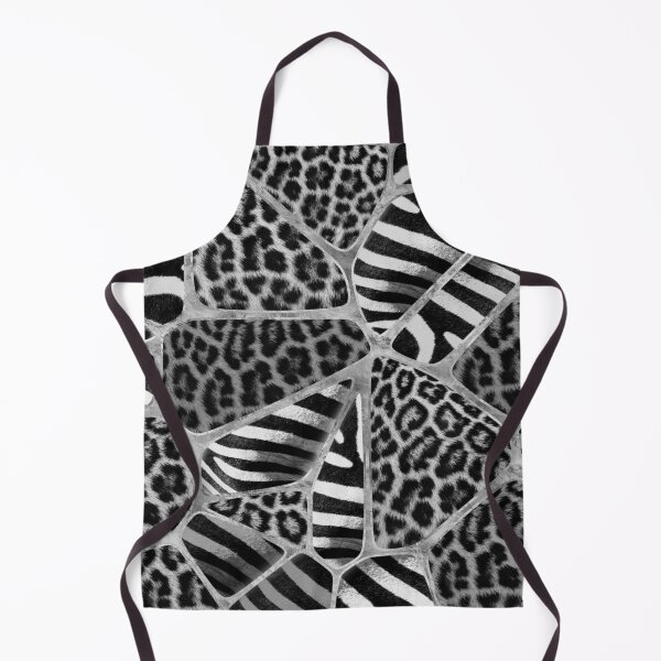 Item preview, Animal Print - Leopard and Zebra - silver designed and sold by k9printart.