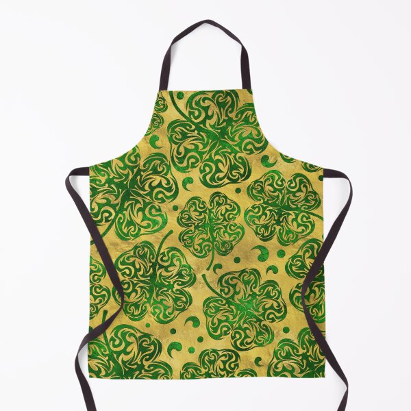 Item preview, Four-leaf Lucky Clover Shamrock Pattern designed and sold by k9printart.