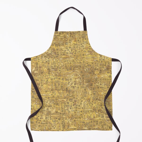 Item preview, Ancient Egyptian hieroglyphics Gold designed and sold by k9printart.