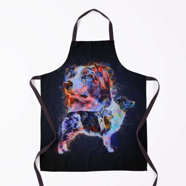 Item preview, Australian Shepherd dog - Aussie  designed and sold by k9printart.