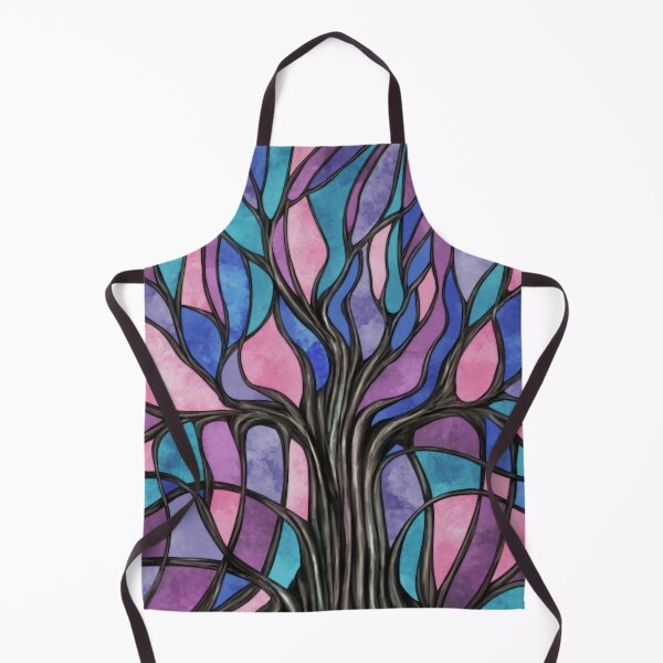 Item preview, Mystic Tree of Life Mosaic Purples Watercolor designed and sold by k9printart.