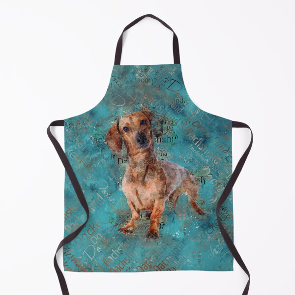 Item preview, Dachshund dog Mixed Media Art designed and sold by k9printart.
