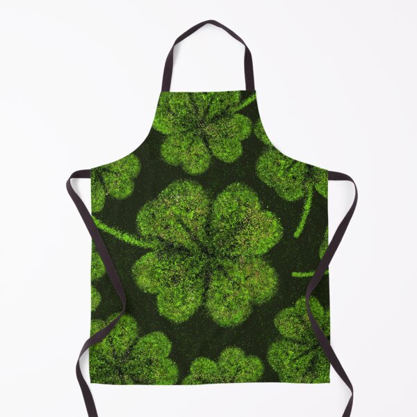 Item preview, Lucky Shamrock Four-leaf Clover Splatter paint designed and sold by k9printart.