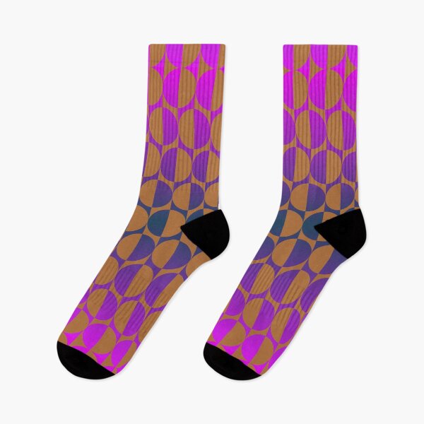Item preview, Retro circles magenta, purple, blue, brown designed and sold by aapshop.