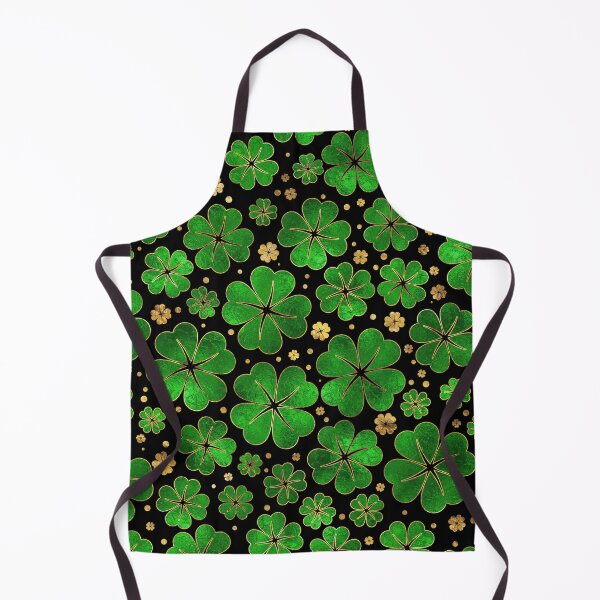 Item preview, Lucky Shamrock Four-leaf Clover Pattern designed and sold by k9printart.