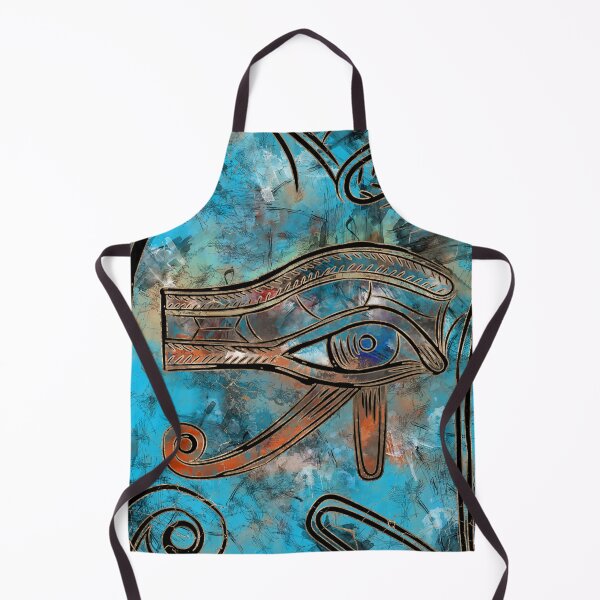 Item preview, Egyptian Eye of Horus - Wadjet - Mixed Media Abstract designed and sold by k9printart.