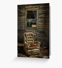 Life From A Single Window Greeting Card