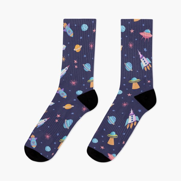 Item preview, Colorful space pattern with dark background designed and sold by Bakulina.