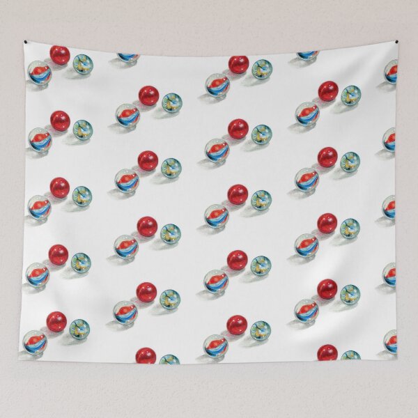 Item preview, Three Marbles, Color Pencil Drawing designed and sold by JoyfulWhimsy.