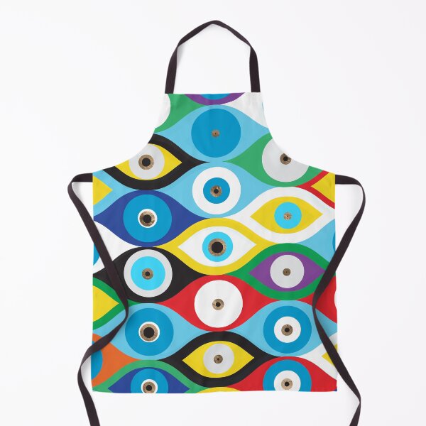 Item preview, Colorful Evil Eye protection pattern designed and sold by k9printart.