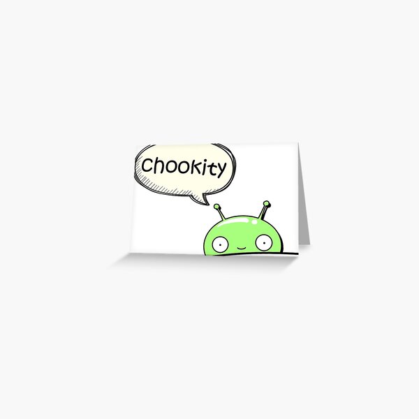 chookity pocket Greeting Card