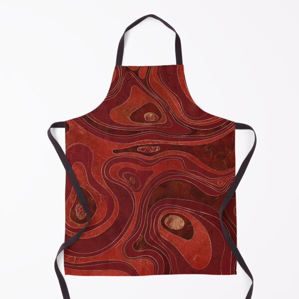 Item preview, Marble Map -Deep Reds and Gold designed and sold by k9printart.