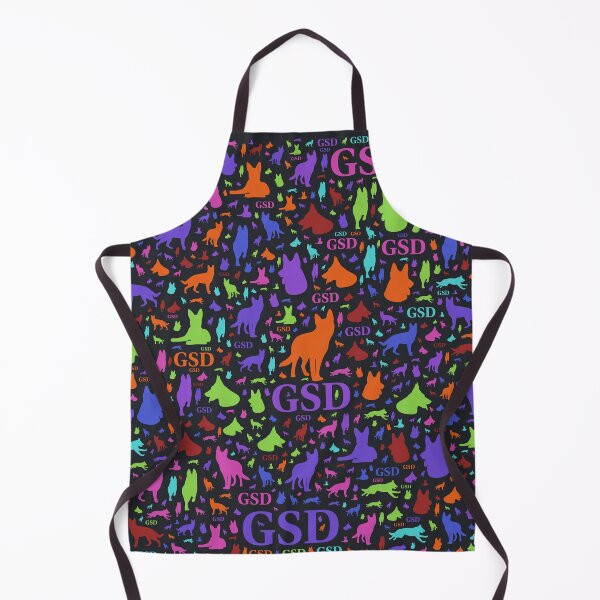 Item preview, German Shepherd Dog Silhouettes - Color #1 designed and sold by k9printart.