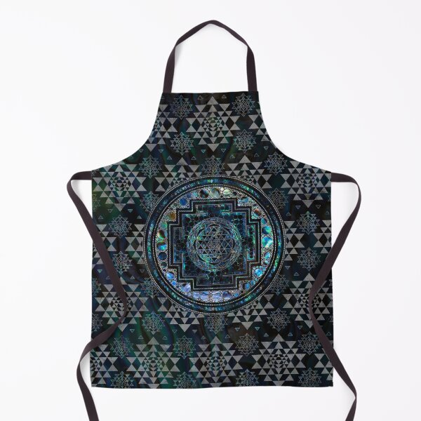Item preview, Sri Yantra / Sri Chakra Abalone Shell and Silver designed and sold by k9printart.