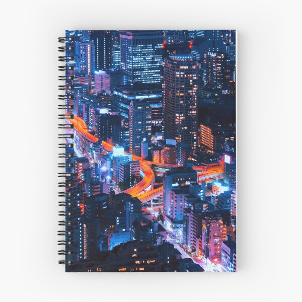Item preview, Skyline - Buildings in the Night Shining with Lights - Night Skyline designed and sold by farhanhafeez.