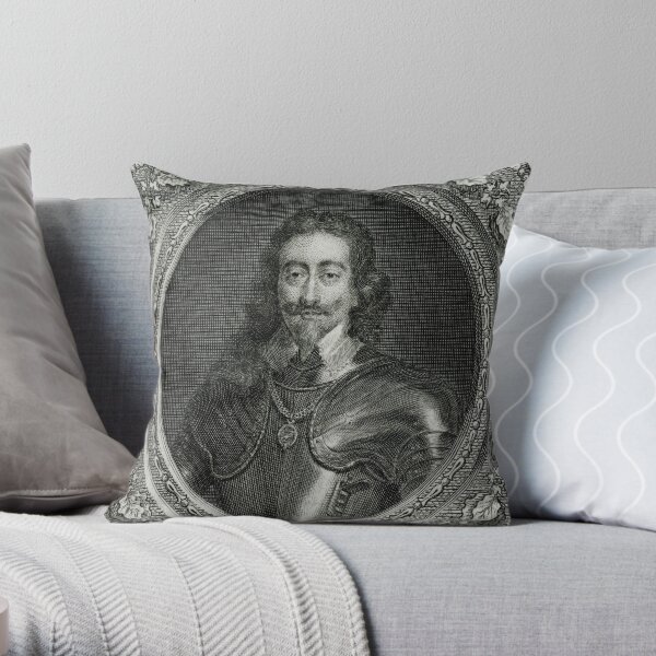 King Charles I of England executed 1649 Throw Pillow