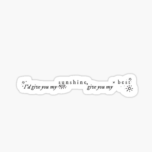 Taylor Swift Lyric Stickers for Sale