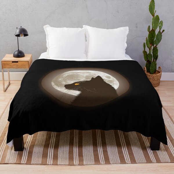 Item preview, Black cat and moon designed and sold by TopDesignArt.