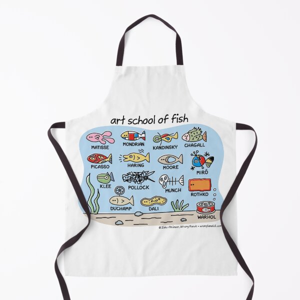 Item preview, art school of fish designed and sold by WrongHands.
