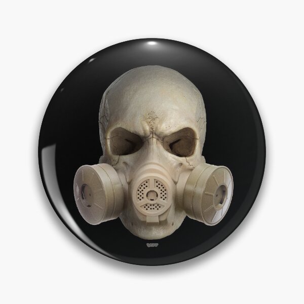 Item preview, gasmaskskull - gas mask skull 07x00 designed and sold by Radu-Gabriel.