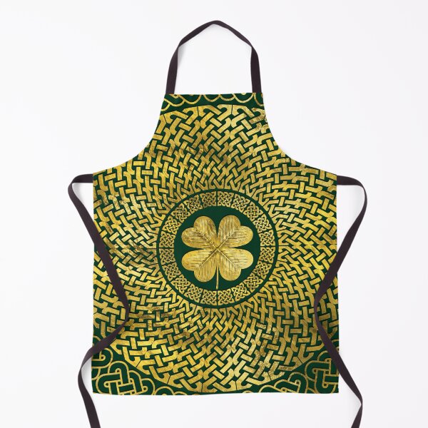 Item preview, Irish Four-leaf clover with celtic decor designed and sold by k9printart.