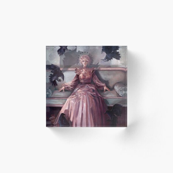 Queen of crows Acrylic Block