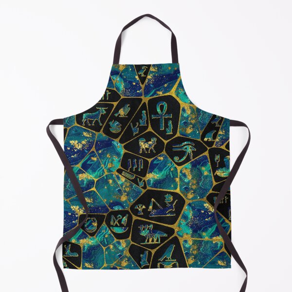 Item preview, Egyptian Gold and Marble Voronoi diagram designed and sold by k9printart.