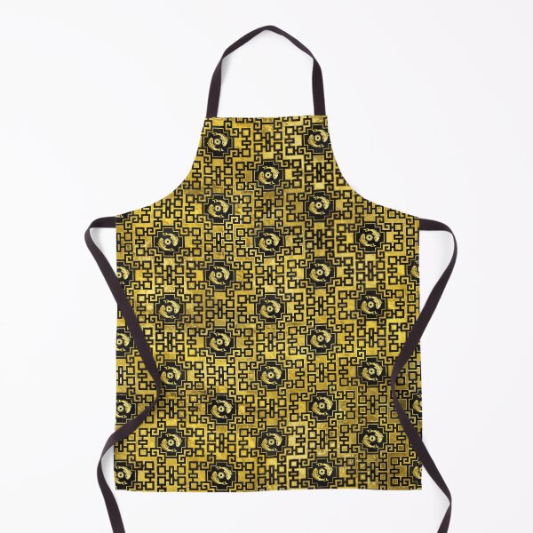 Item preview, Luxury Oriental Gold on Black Koi Fish Pattern designed and sold by k9printart.