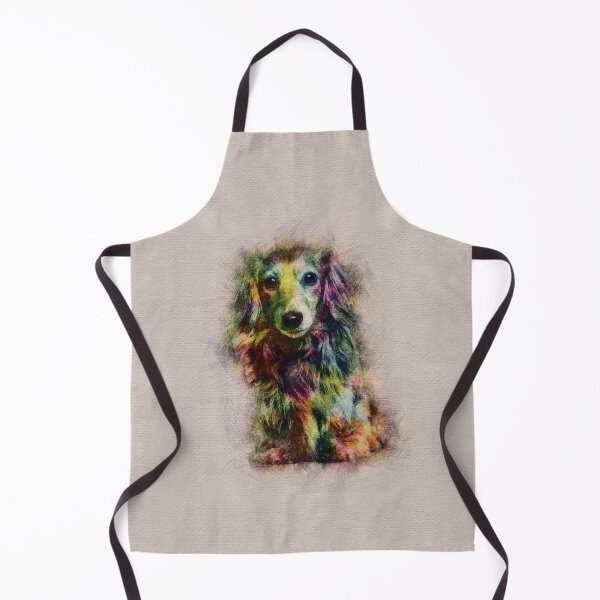 Item preview, Dachshund Puppy Sketch Paint designed and sold by k9printart.