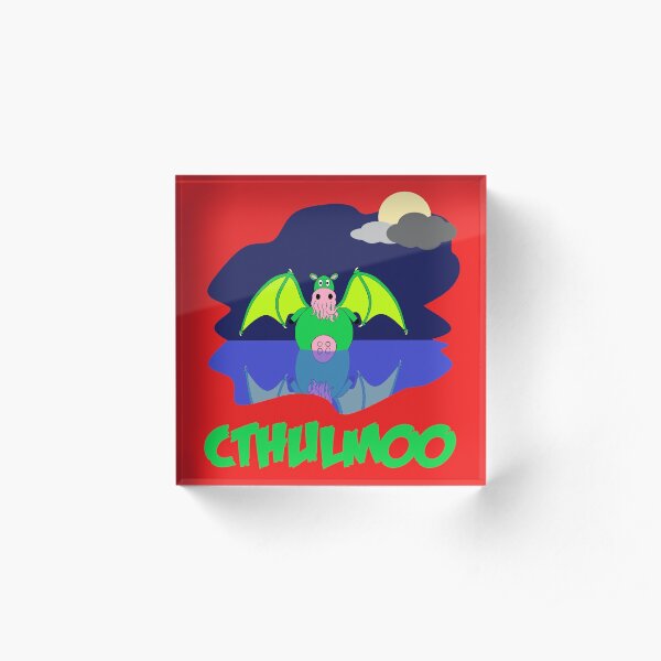 Cthulmoo Acrylic Block