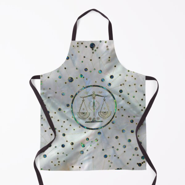 Item preview, Libra Zodiac Gold Abalone on Constellation designed and sold by k9printart.