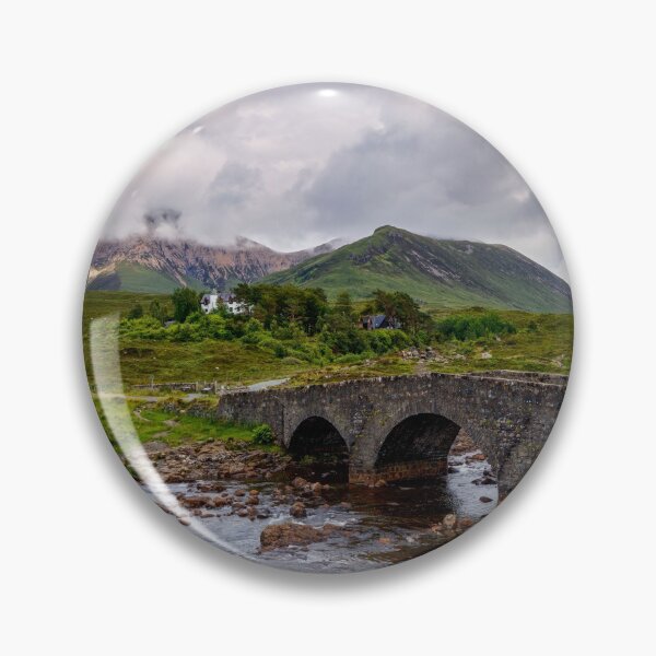 Item preview, Red Cuillin mountain range and Sligachan bridge designed and sold by Phillip Thornton.
