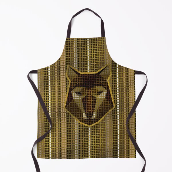 Item preview, Gold Dot art Wolf designed and sold by k9printart.