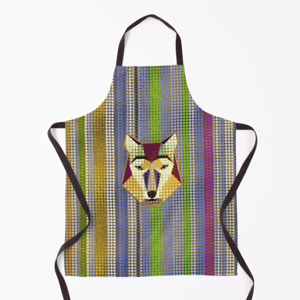 Item preview, Gold Dot art Wolf designed and sold by k9printart.