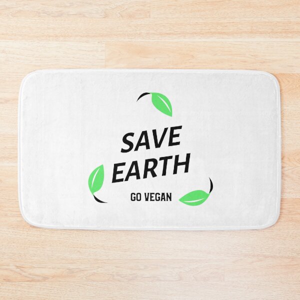 Item preview, Save Earth, Go Vegan designed and sold by azmndesigns.