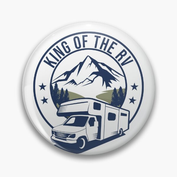 Item preview, King of the RV, RV truck, vacation, Funny Camping Design designed and sold by HEJAshirts.
