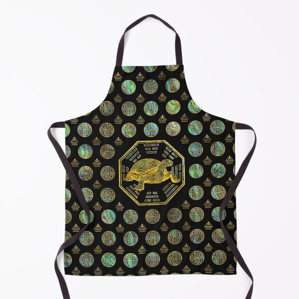 Item preview, Golden Tortoise / Turtle Feng Shui Abalone Shell designed and sold by k9printart.