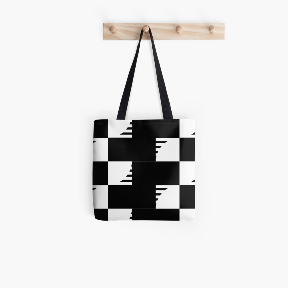 simple black tote bag