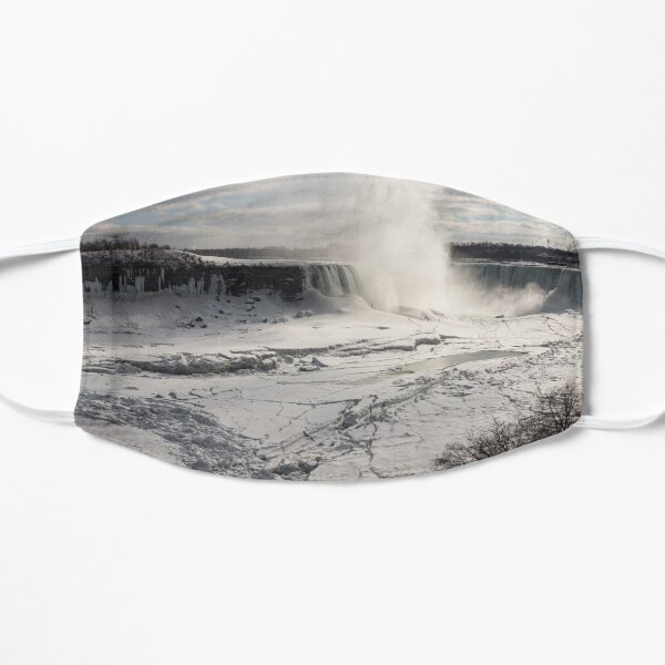Winter Wonderland - Spectacular Niagara Falls Ice Buildup Mask