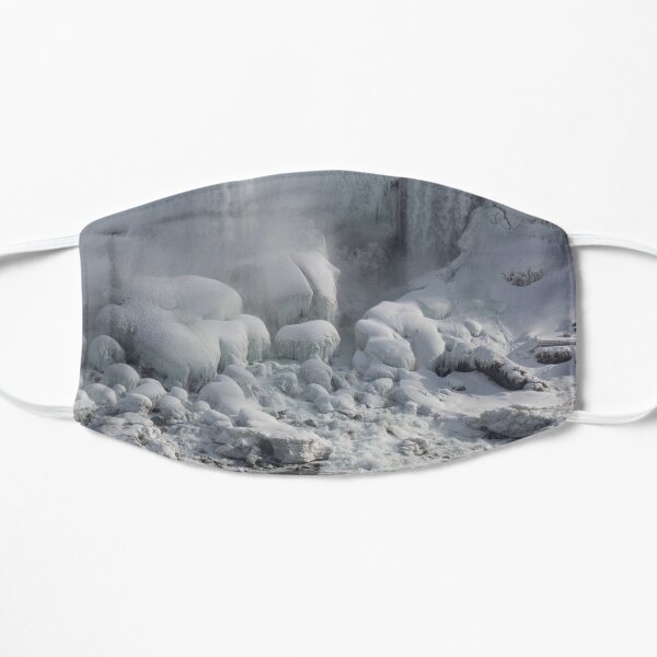 Niagara Falls Ice Buildup - American Falls, New York State, USA Mask