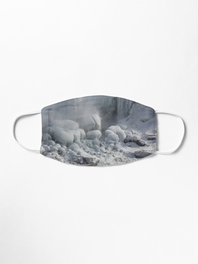 Alternate view of Niagara Falls Ice Buildup - American Falls, New York State, USA Mask
