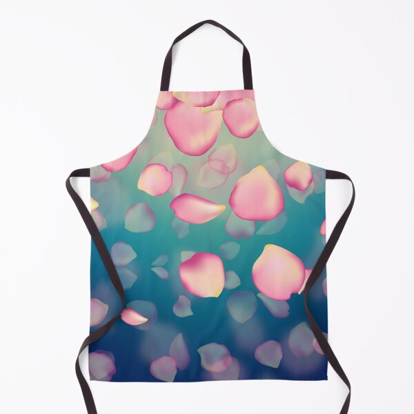 Item preview, Falling Gentle Rose petals on Blue designed and sold by k9printart.