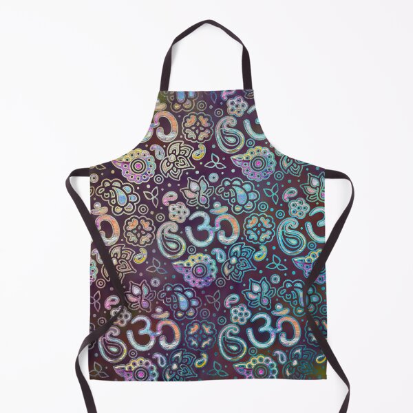 Item preview, Sweet watercolor pastel OM symbol pattern designed and sold by k9printart.
