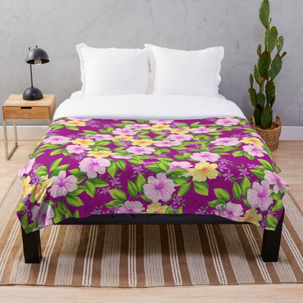 Item preview, Hibiscus Floral Design in Pinks & Yellows designed and sold by JoChesney.