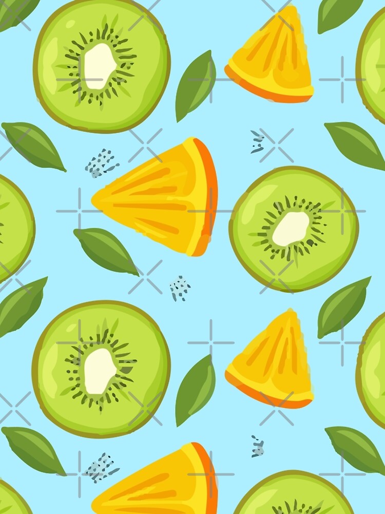 Disover Fruits Pattern With Kiwi Leggings